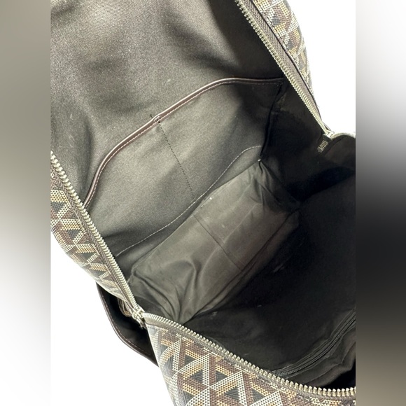 Genuine LANCASTER Paris signature backpack rucksack canvas pvc  work school - Picture 14 of 15